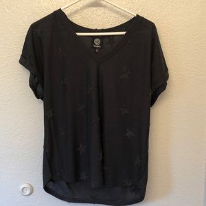 Black Star Patterned Shirt